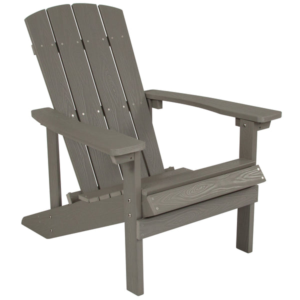 Light Gray |#| Star and Moon Fire Pit with Mesh Cover & 2 Lt. Gray Poly Resin Adirondack Chairs