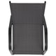 Black |#| 4 Pack Black Outdoor Stack Chair with Flex Comfort Material - Patio Stack Chair