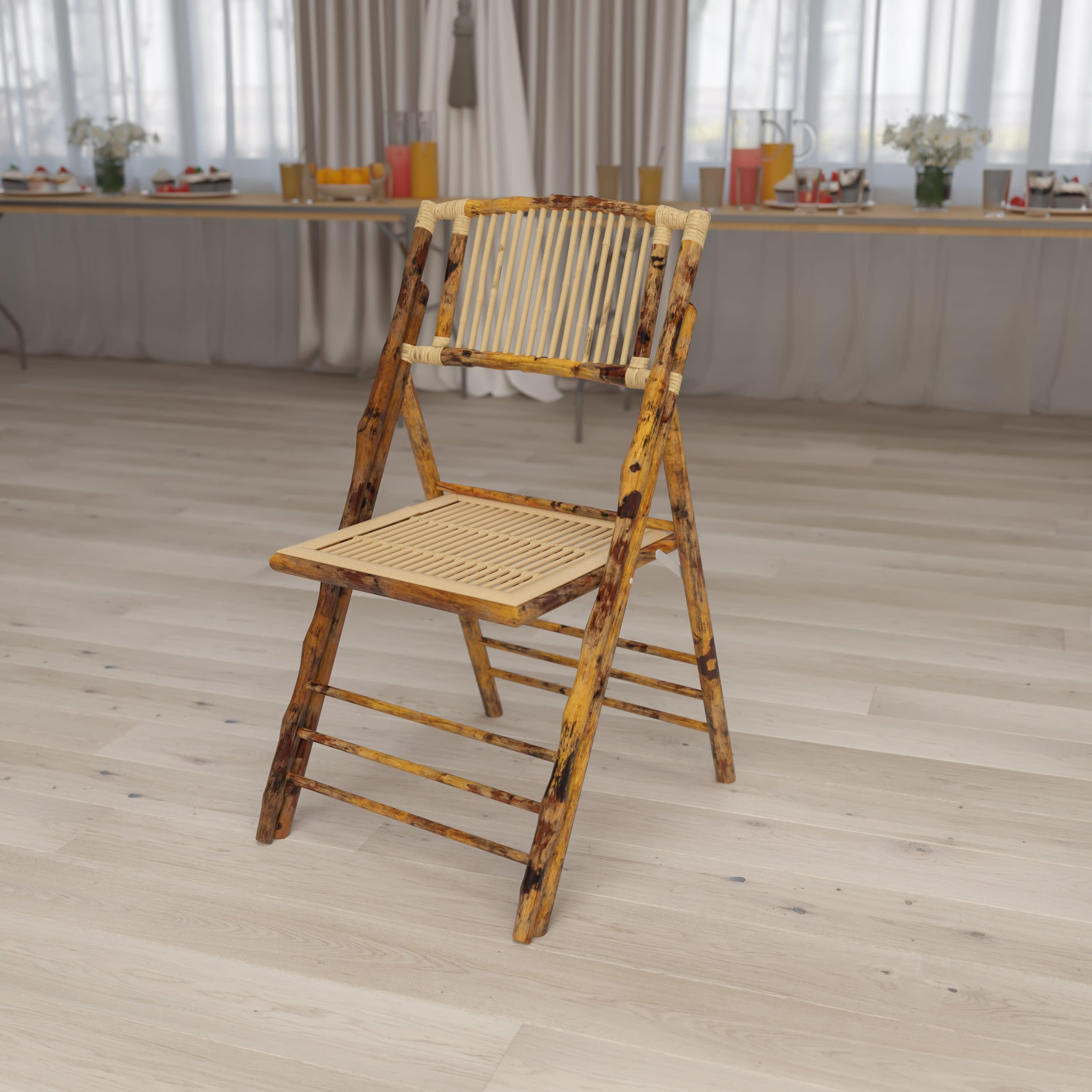 Bamboo Folding Chair X-62111-BAM- – Best Chiavari Chairs