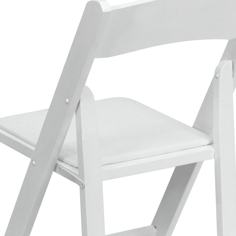 White Wood Folding Chair Replacement Seat Pad for Sale